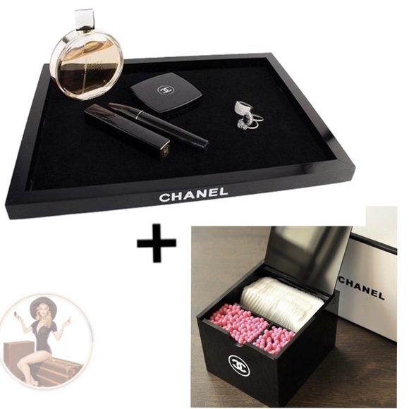 CHANEL Other - NEW: CHANEL Tray+Cosmetic Storage Organizer Bundle